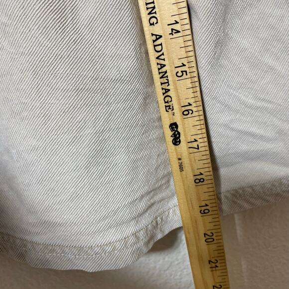 Massimo Dutti Y2K Corduroy Mini Skirt in Beige Size EU 38 US 8 - Picture 4 of 6